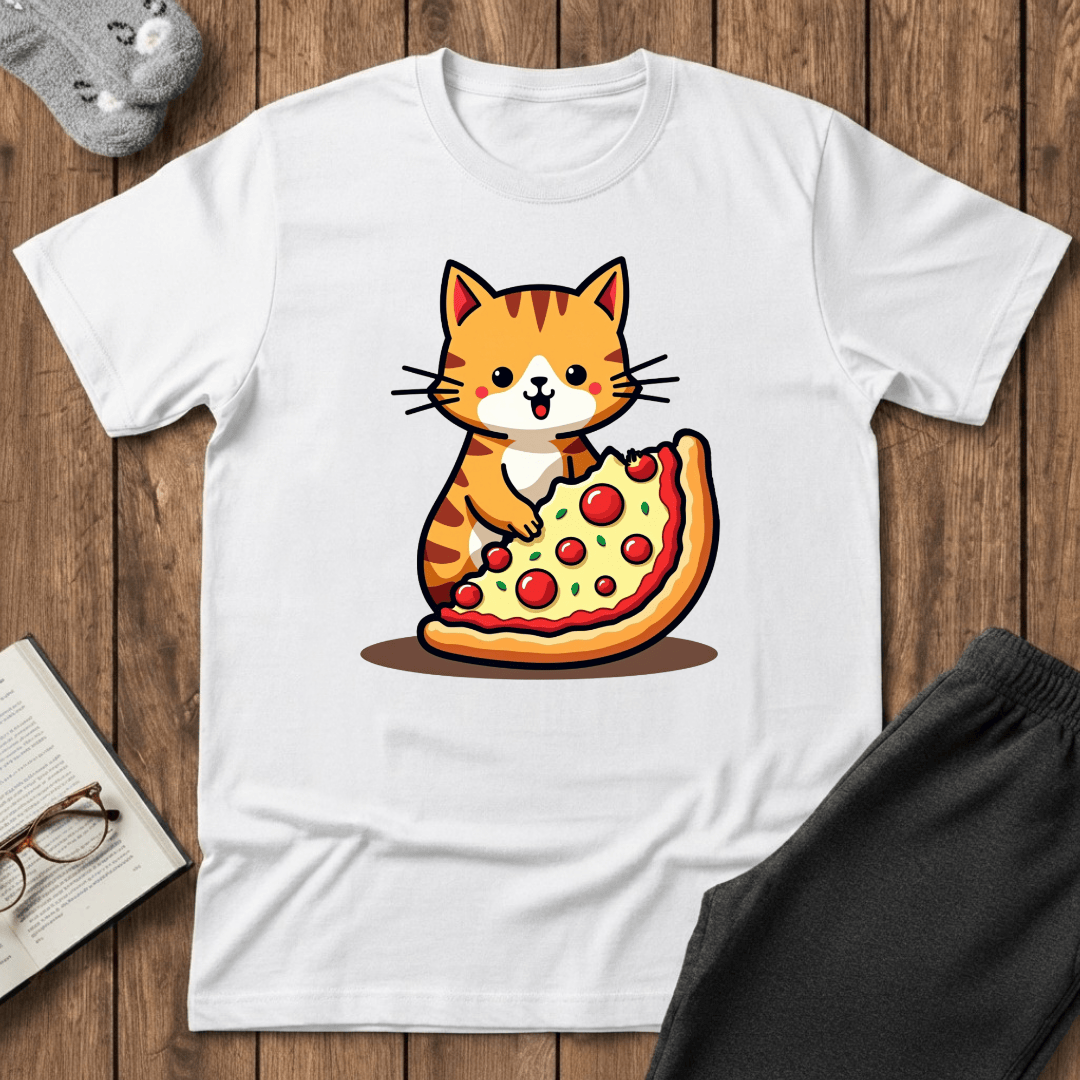 Pizza My Heart Cat T-Shirt
