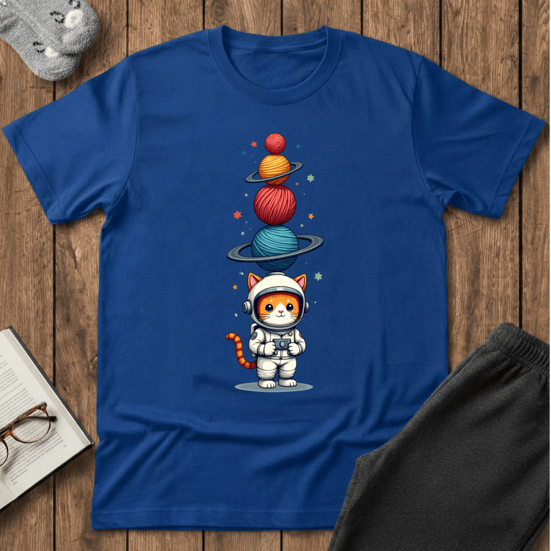 Yarniverse Explorer Cat T-Shirt
