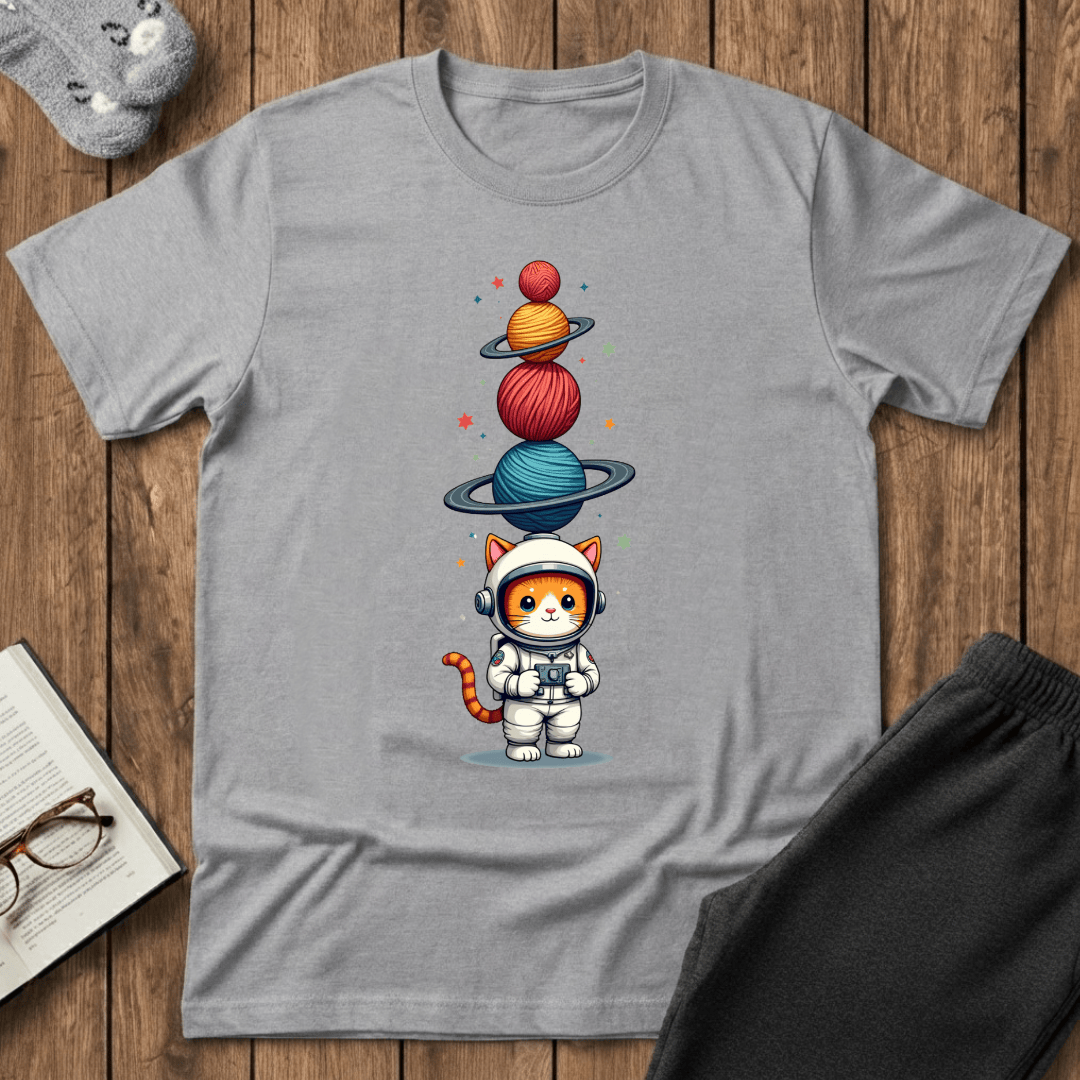 Yarniverse Explorer Cat T-Shirt