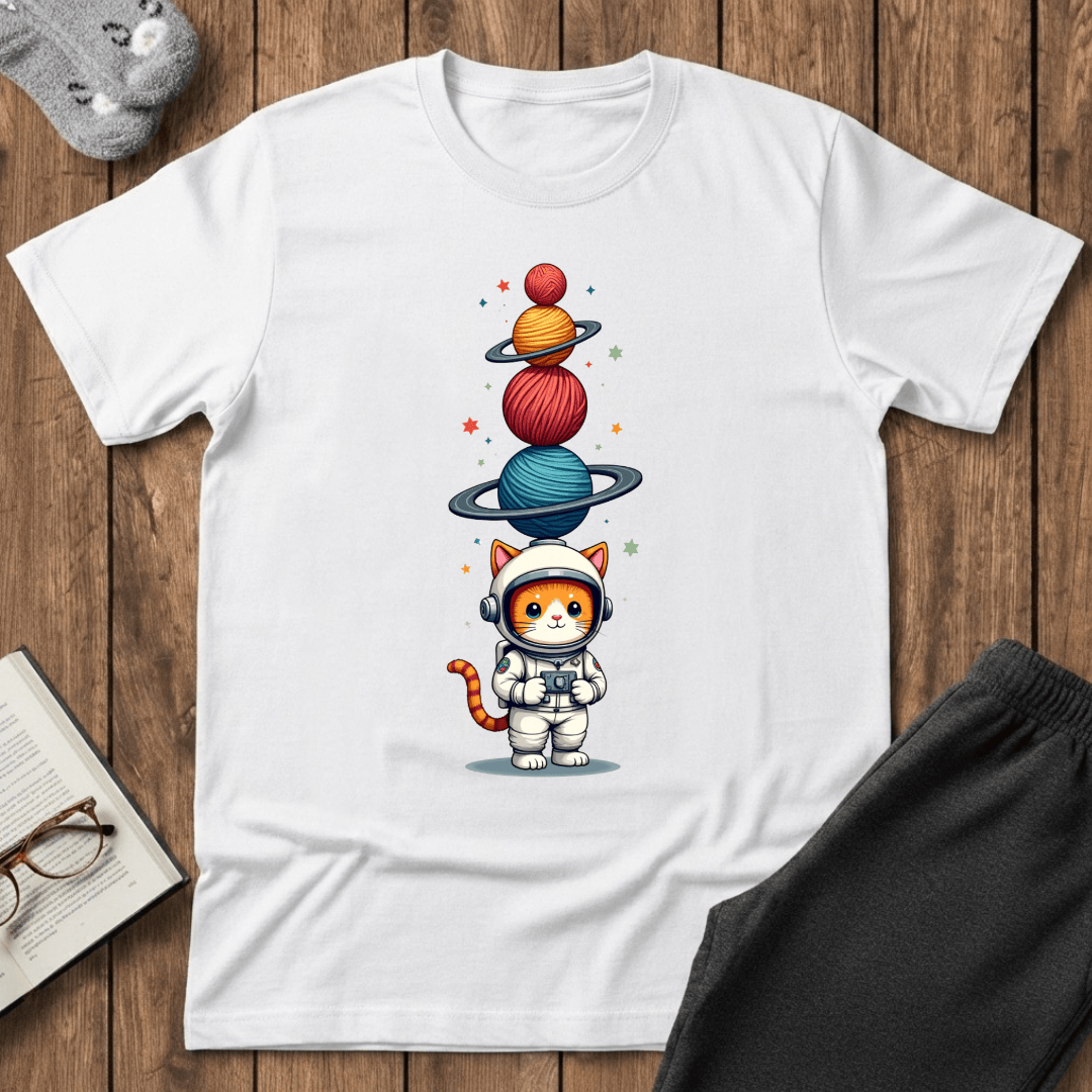 Yarniverse Explorer Cat T-Shirt
