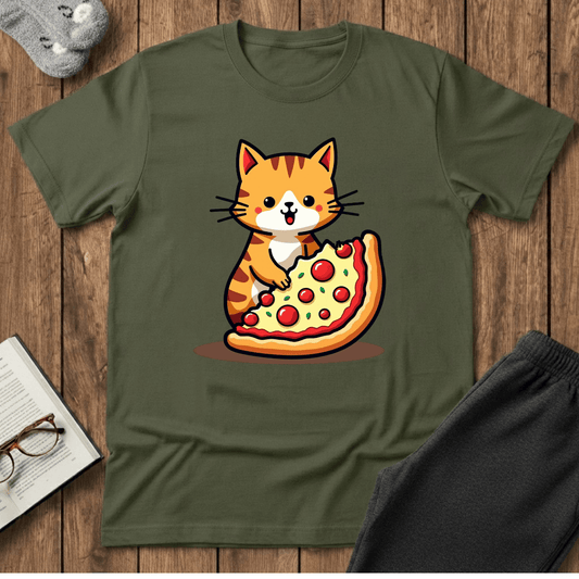Pizza My Heart Cat T-Shirt