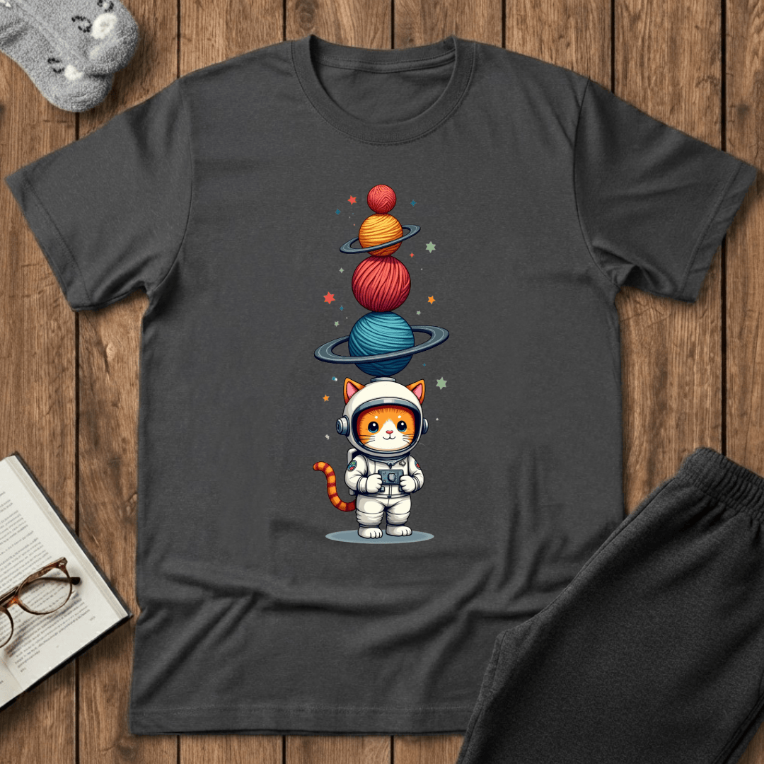 Yarniverse Explorer Cat T-Shirt