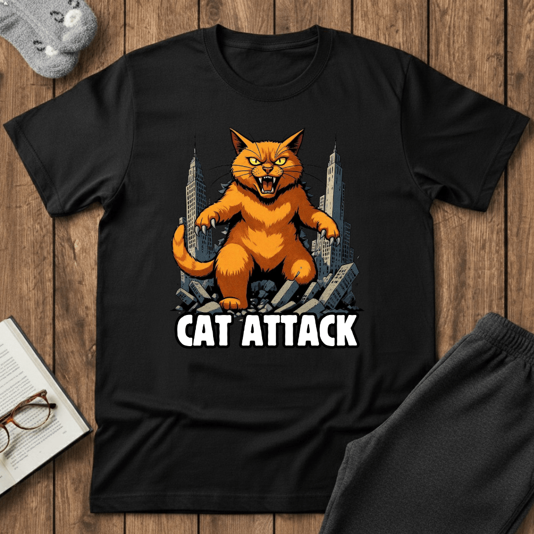 Cat Attack! City Tee