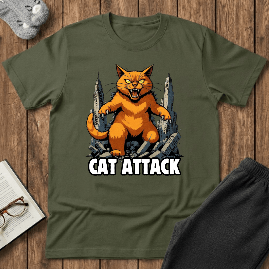 Cat Attack! City Tee