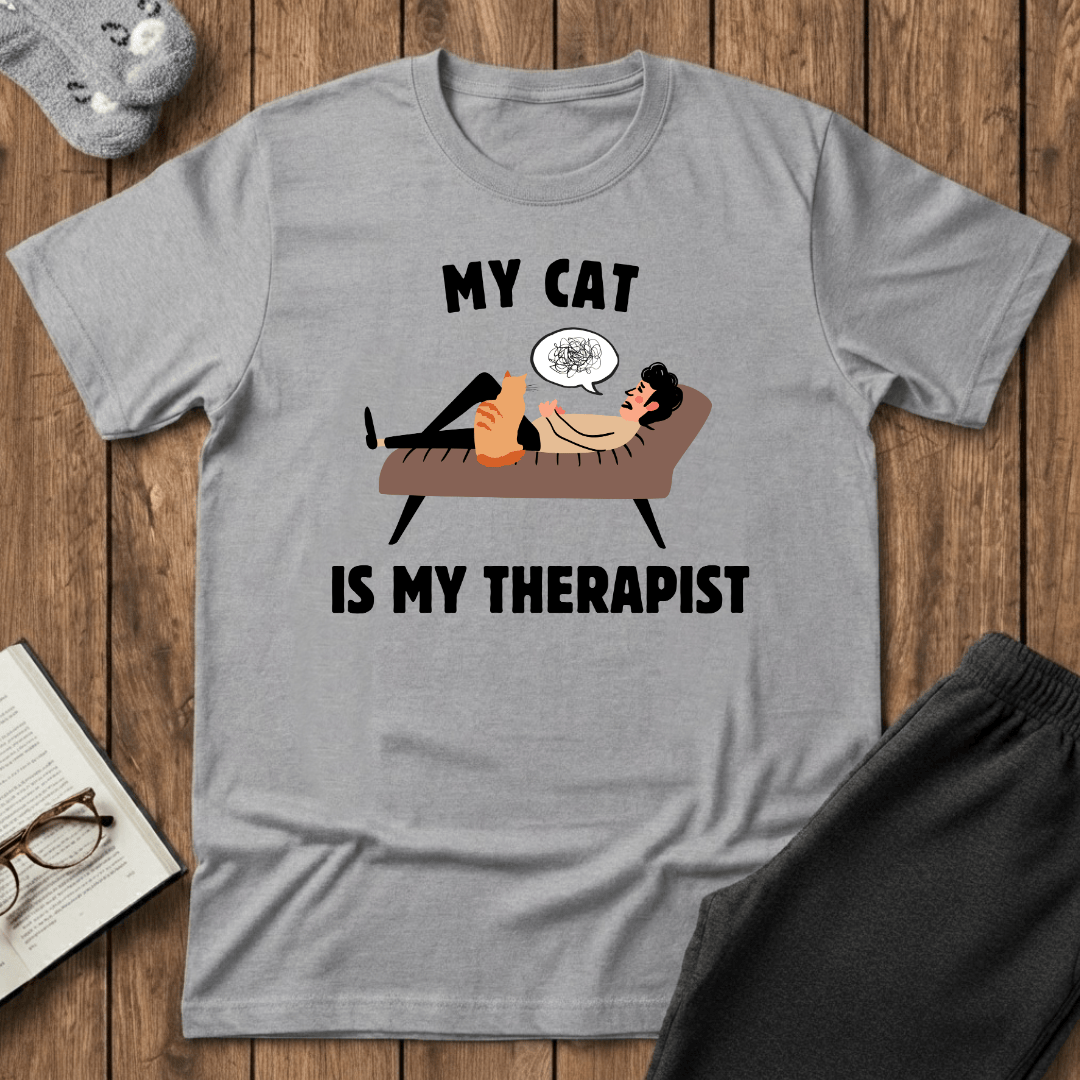 My Cat is My Therapist T-shirt