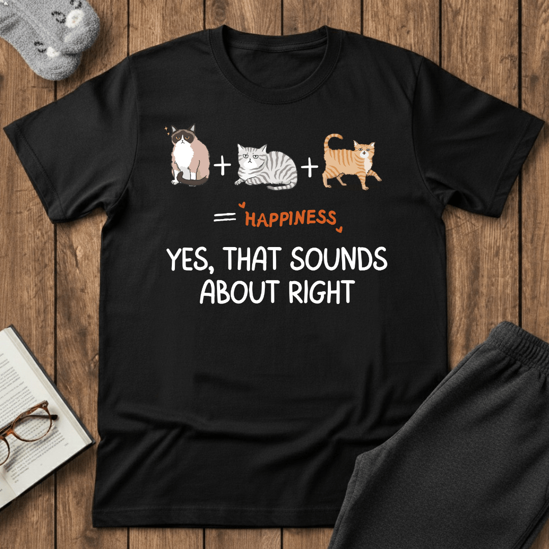 Cats are Happiness T-Shirt
