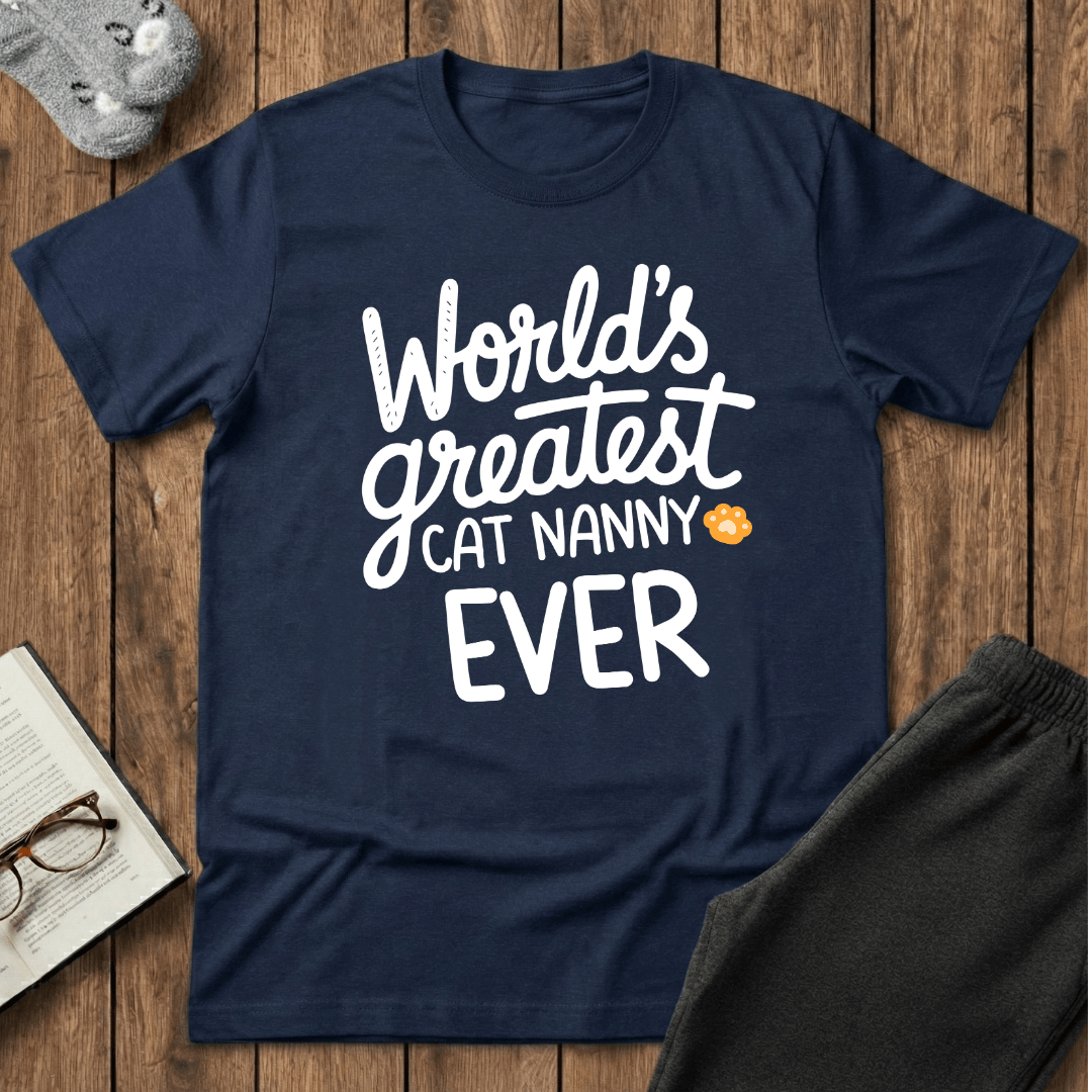 World’s Greatest Cat Nanny Ever T-Shirt