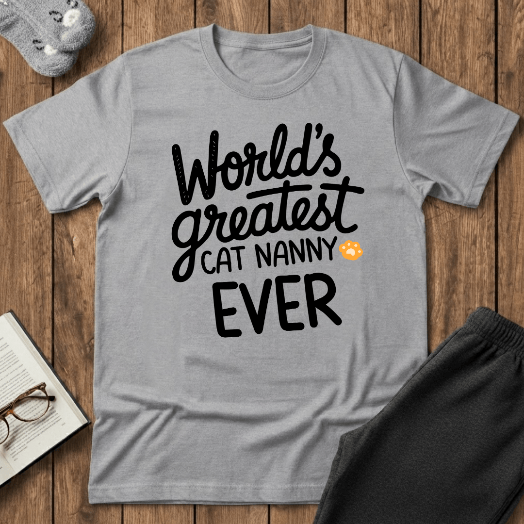 World’s Greatest Cat Nanny Ever T-Shirt