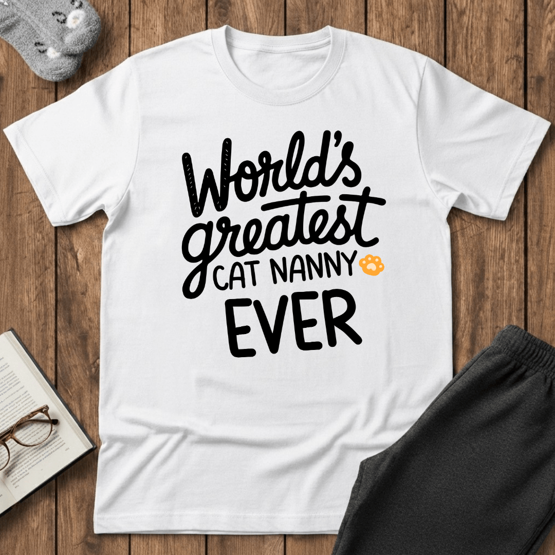 World’s Greatest Cat Nanny Ever T-Shirt