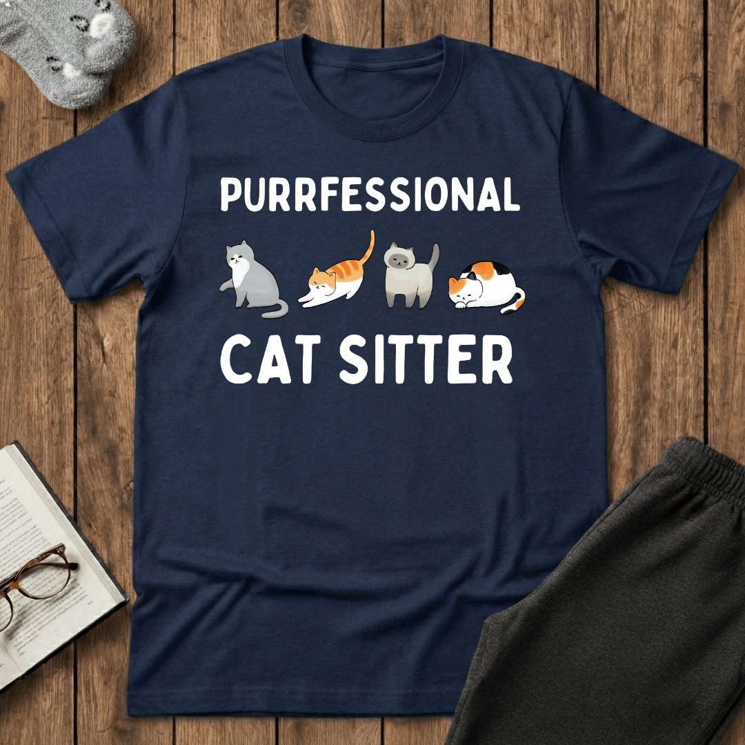 Purrfessional Cat Sitter T-Shirt