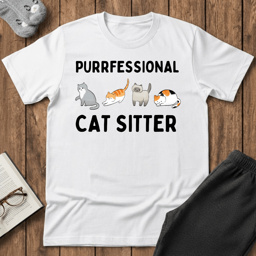 Purrfessional Cat Sitter T-Shirt