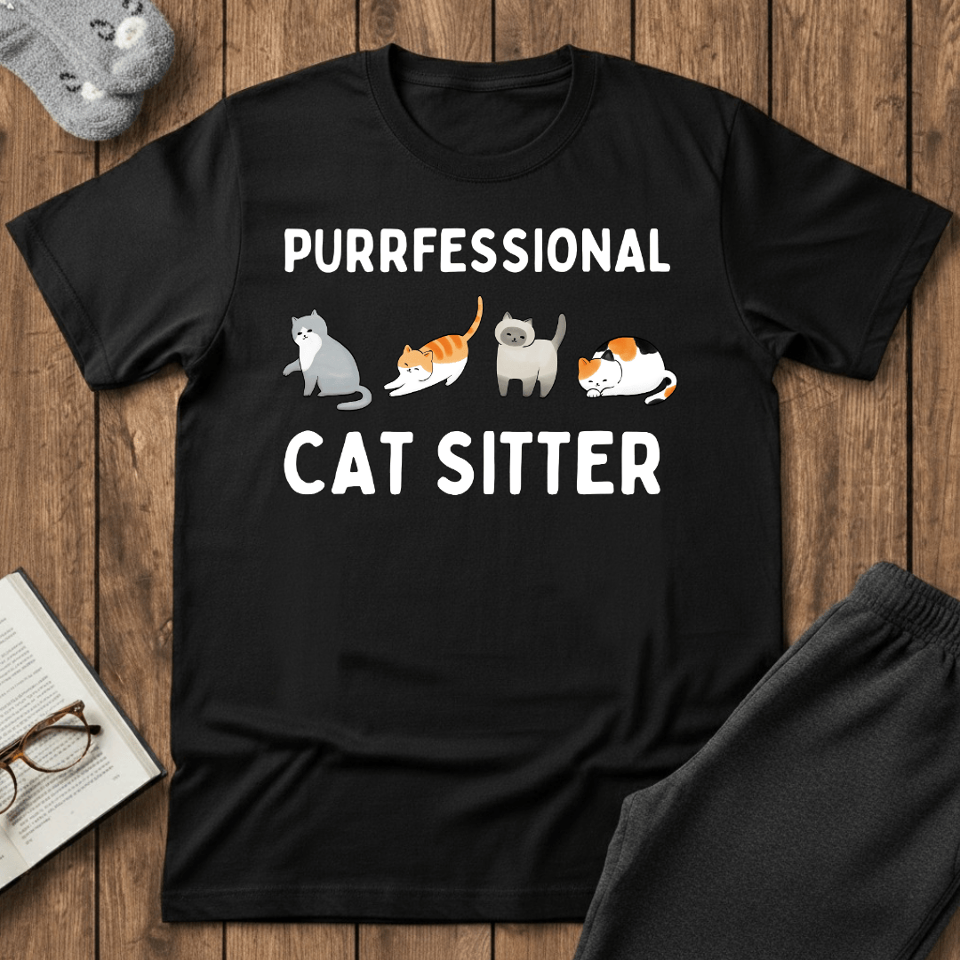 Purrfessional Cat Sitter T-Shirt
