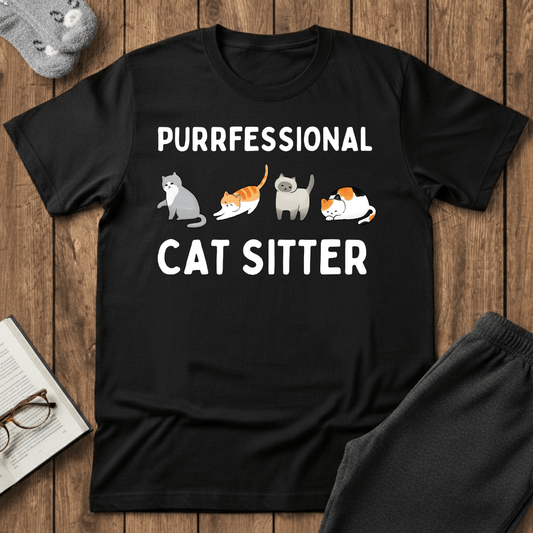 Purrfessional Cat Sitter T-Shirt
