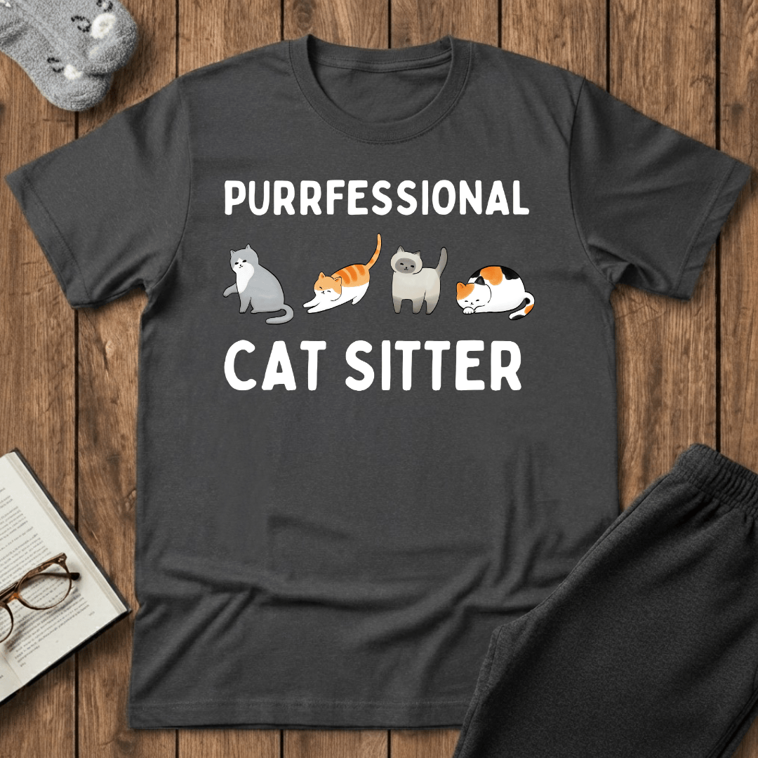 Purrfessional Cat Sitter T-Shirt