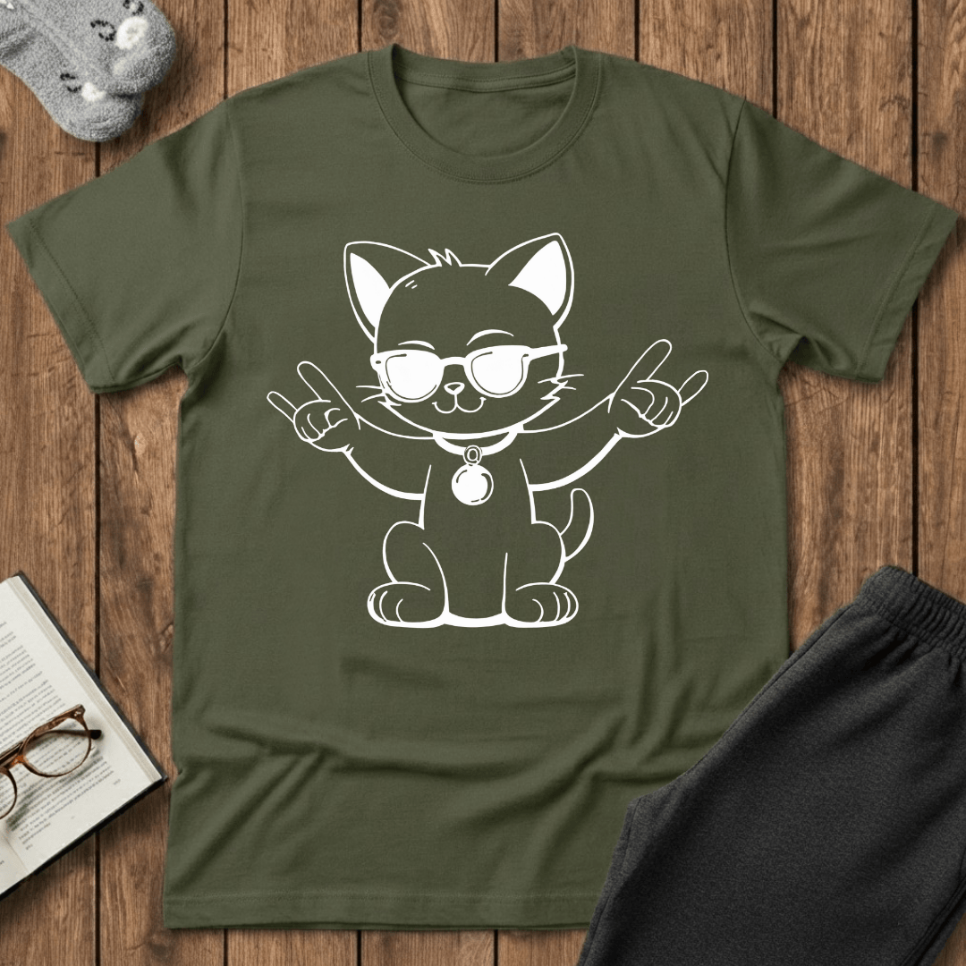 Rock On Kitty T-Shirt