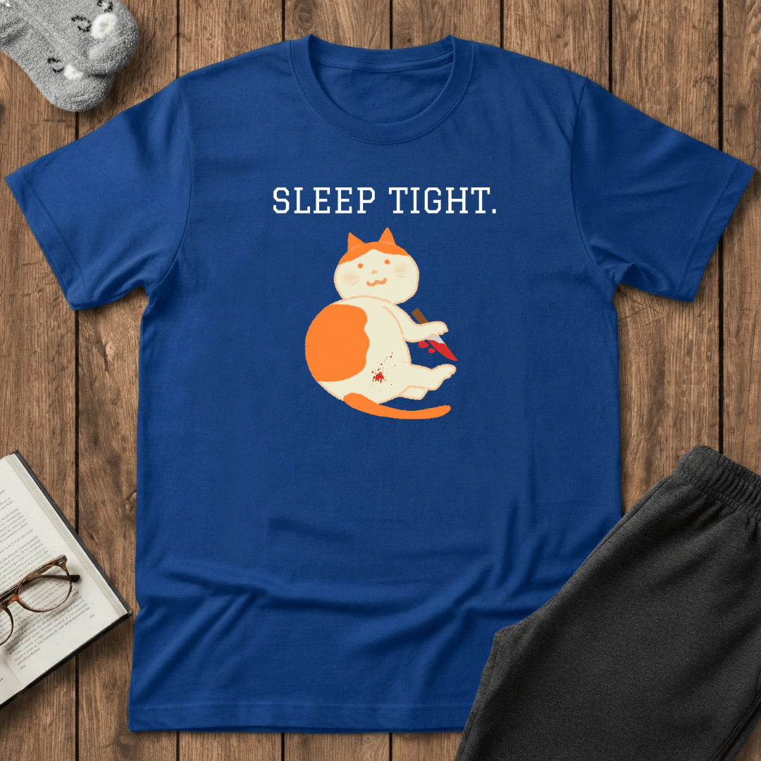 Sleep Tight Creepy Cat T-Shirt