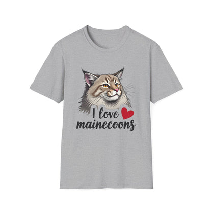 I ❤️ Maine Coons T-Shirt