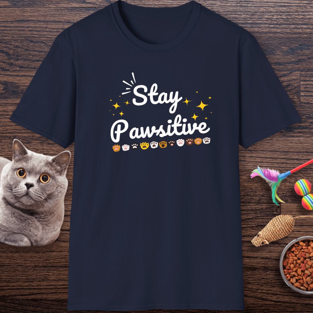 Stay Pawsitive T-Shirt