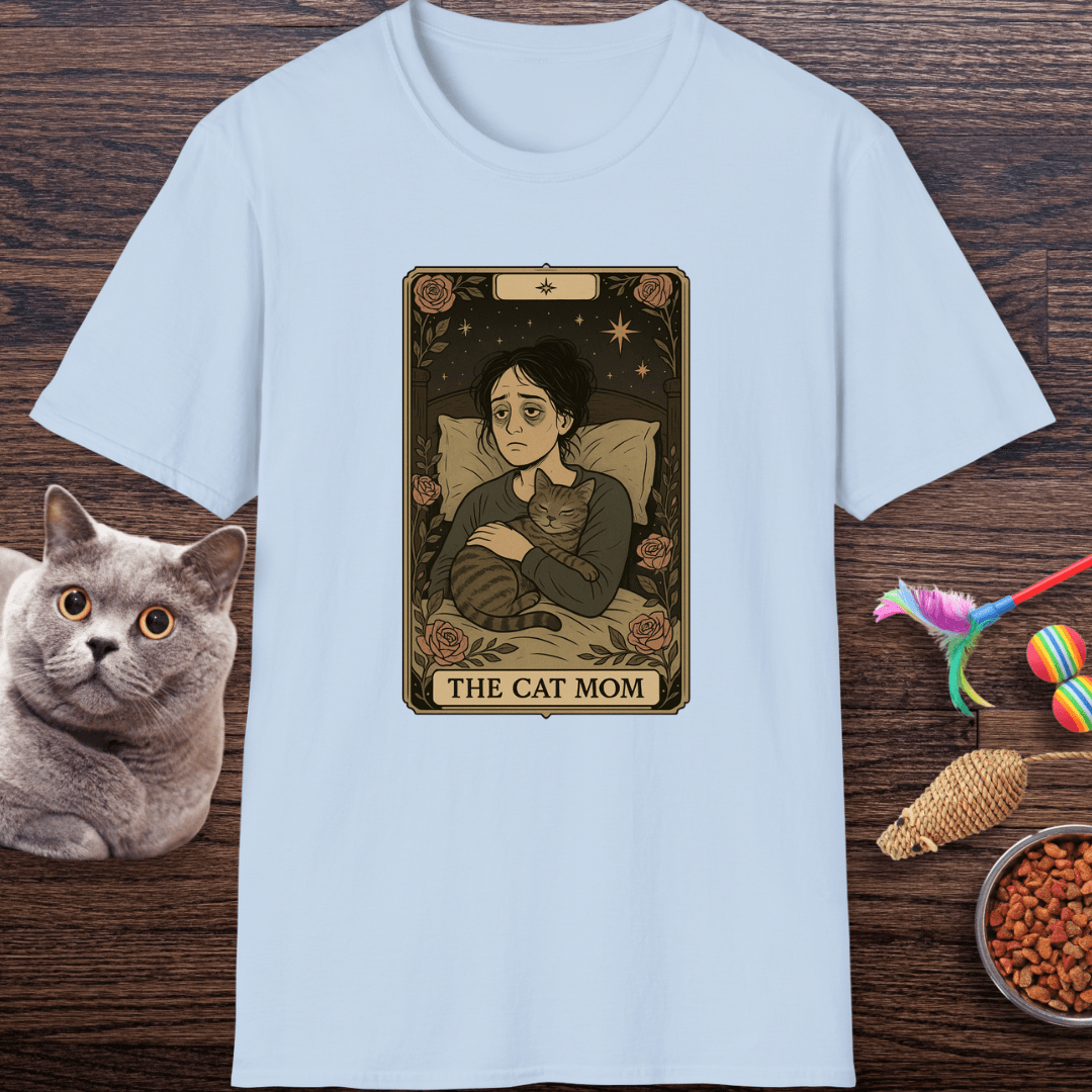 The Cat Mom Tarot Card T-Shirt