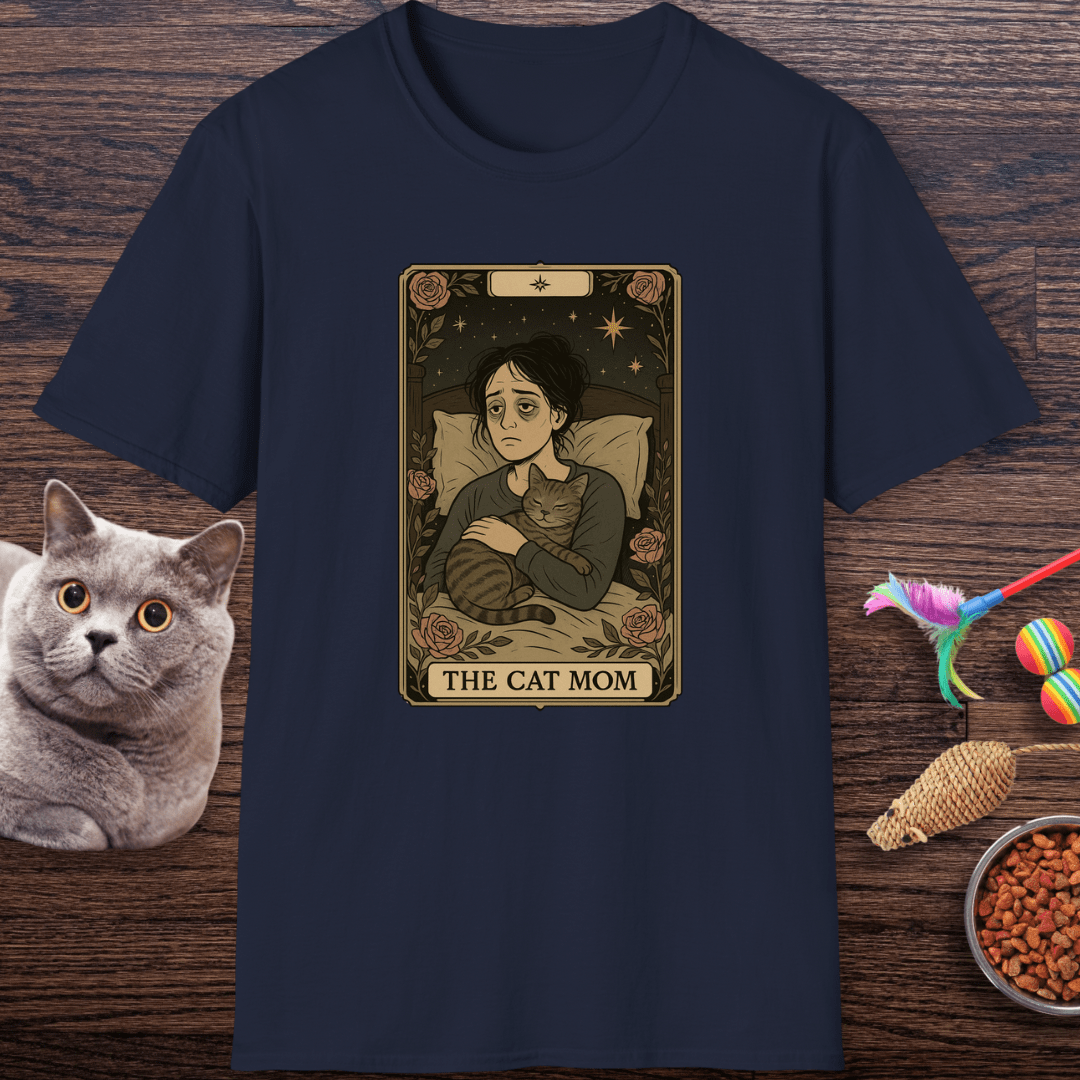 The Cat Mom Tarot Card T-Shirt