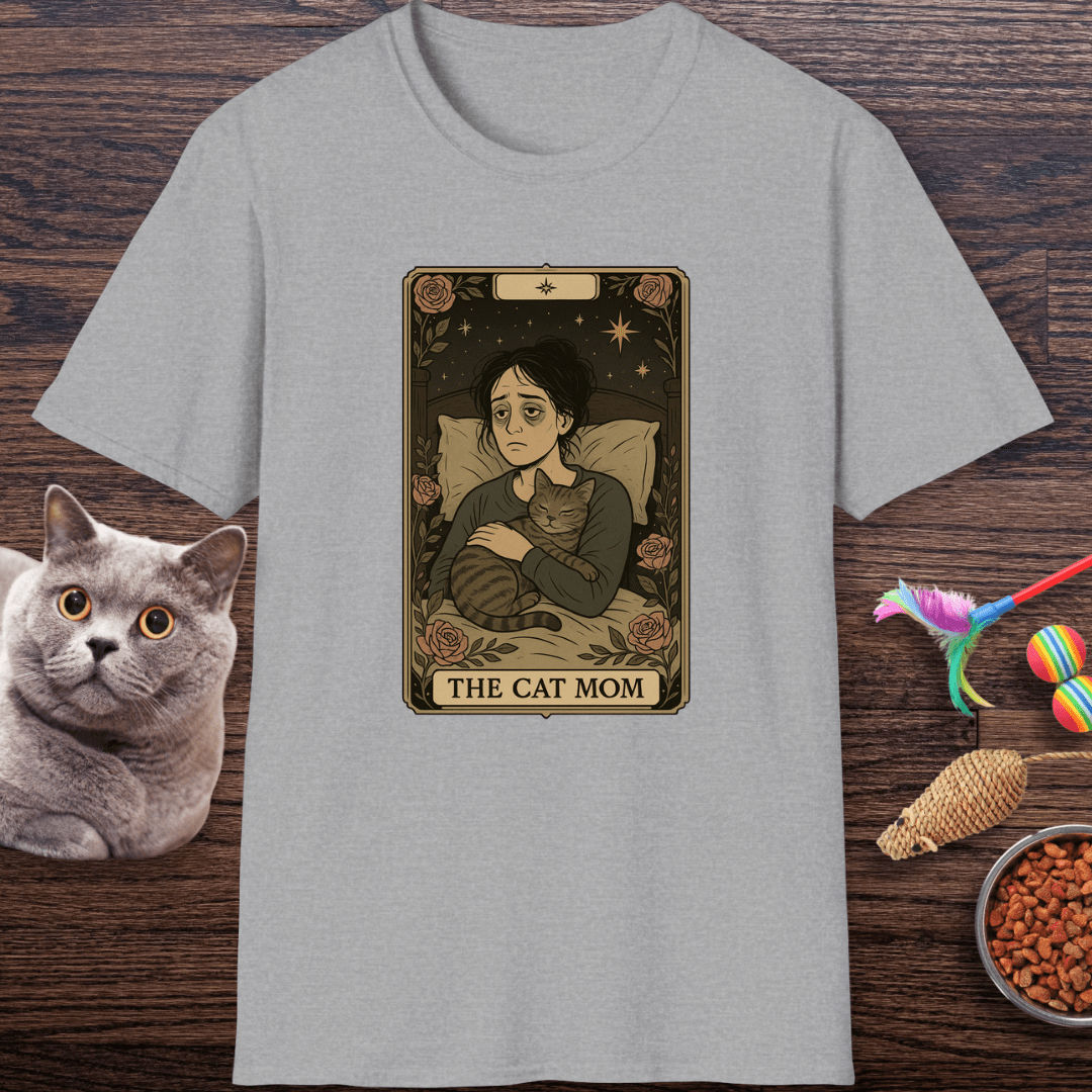 The Cat Mom Tarot Card T-Shirt