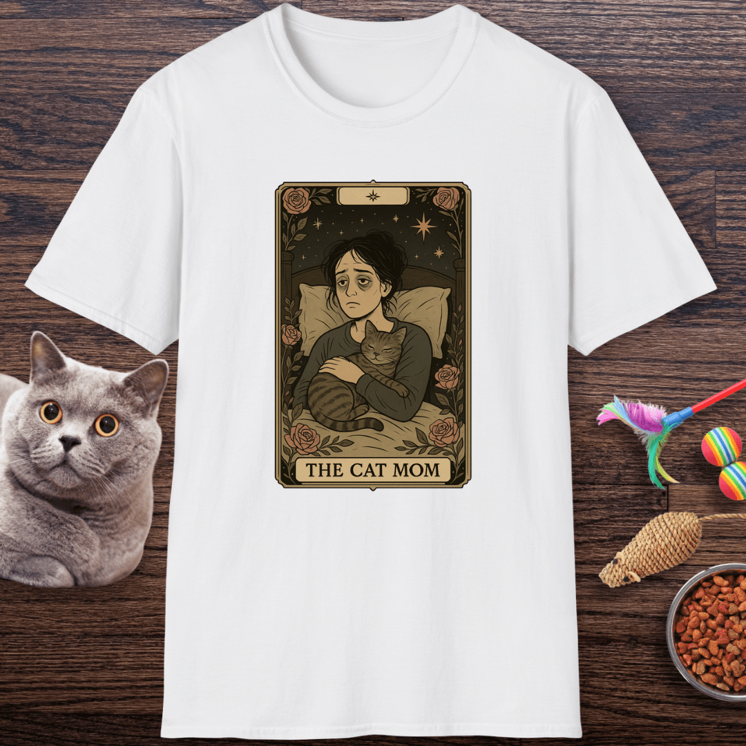 The Cat Mom Tarot Card T-Shirt