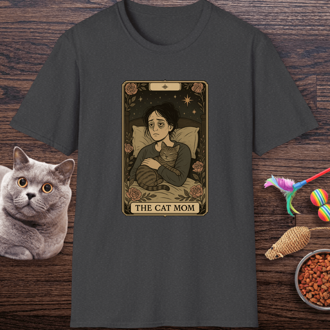 The Cat Mom Tarot Card T-Shirt