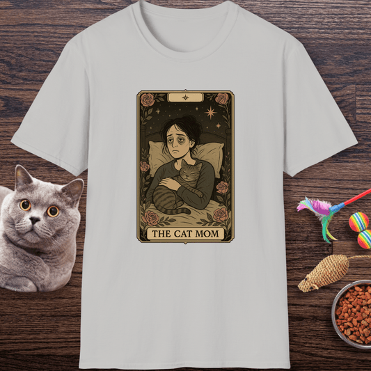 The Cat Mom Tarot Card T-Shirt