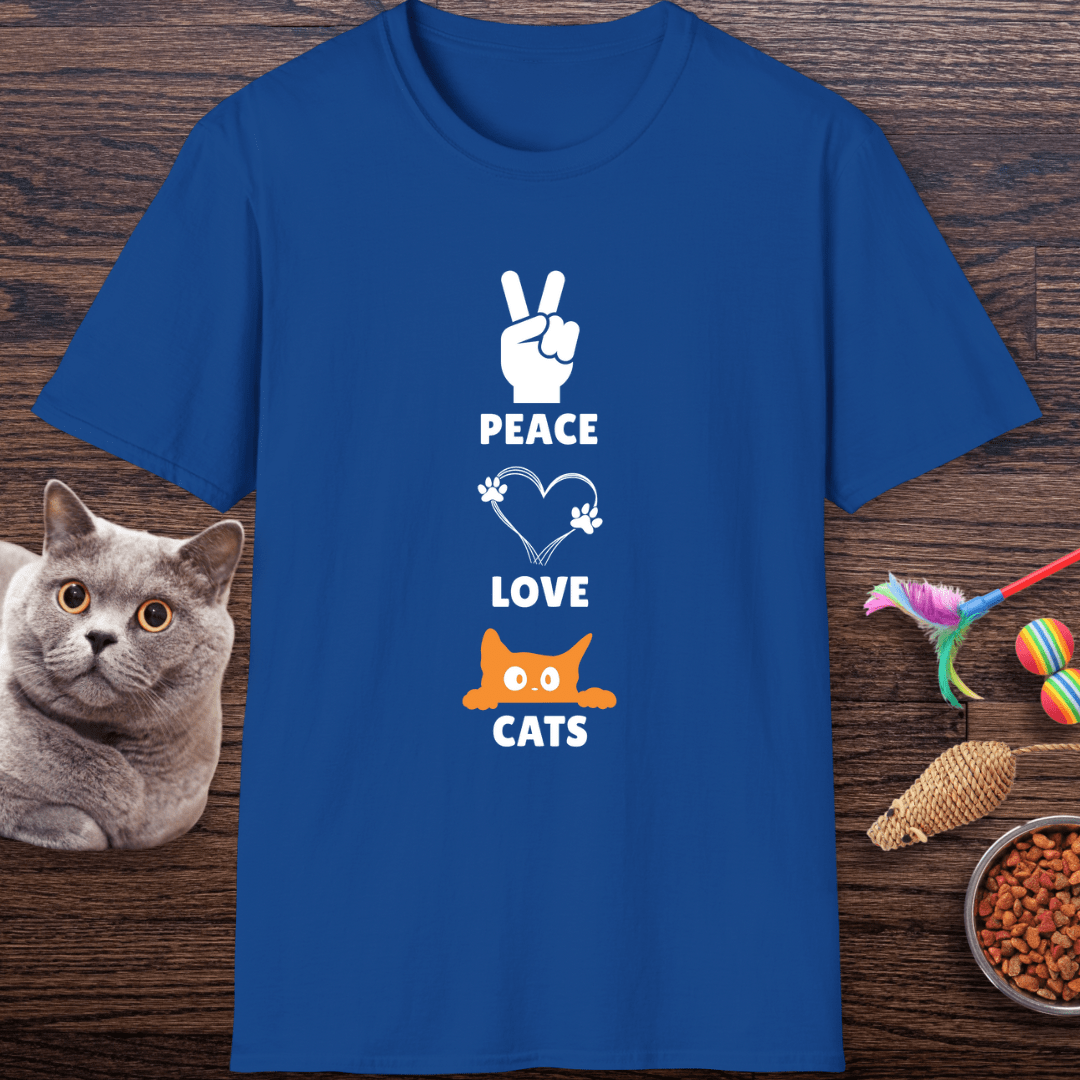 Peace Love Cats T-Shirt