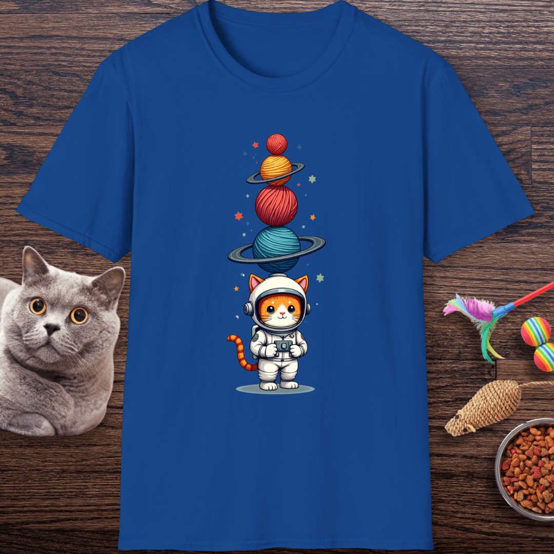 Yarniverse Explorer Cat T-Shirt