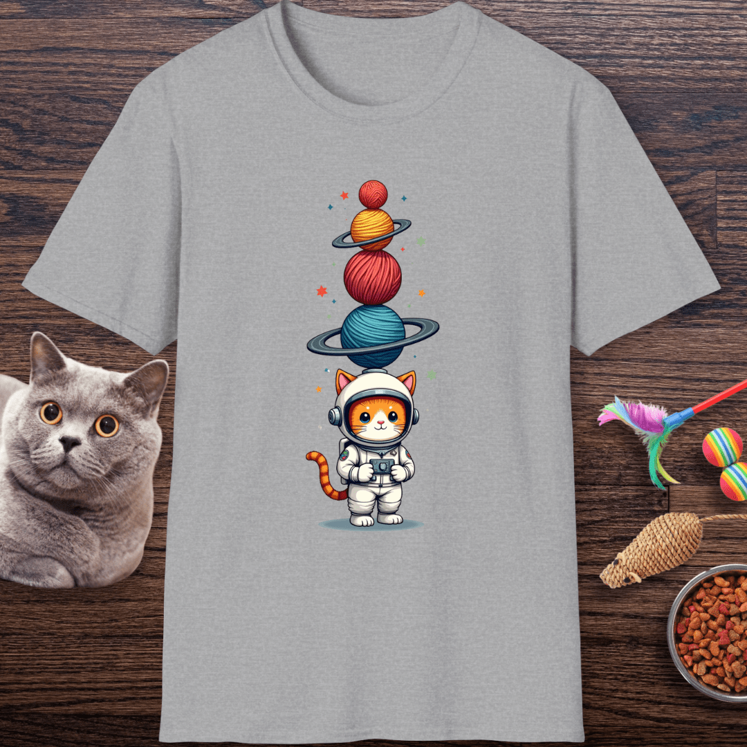 Yarniverse Explorer Cat T-Shirt