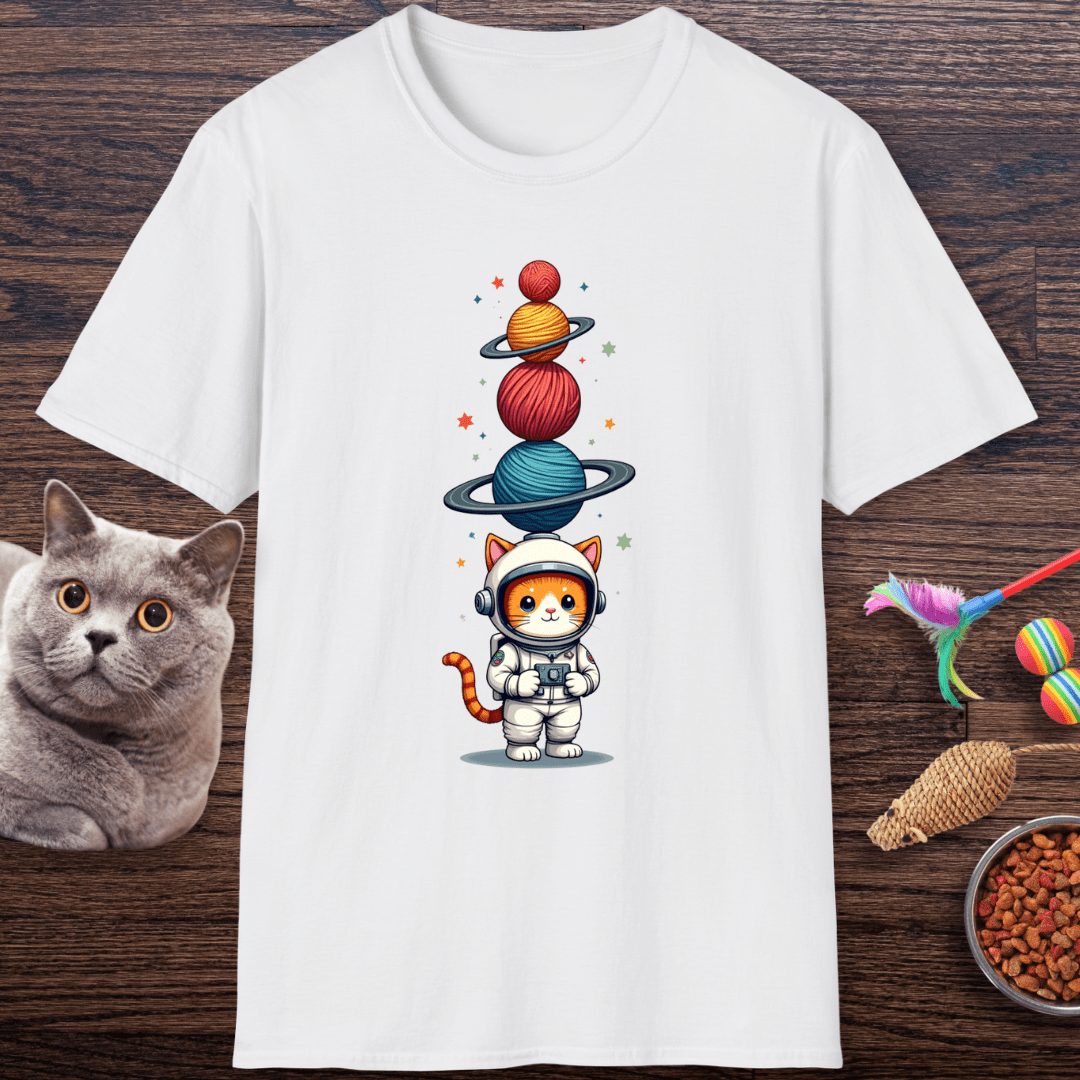 Yarniverse Explorer Cat T-Shirt