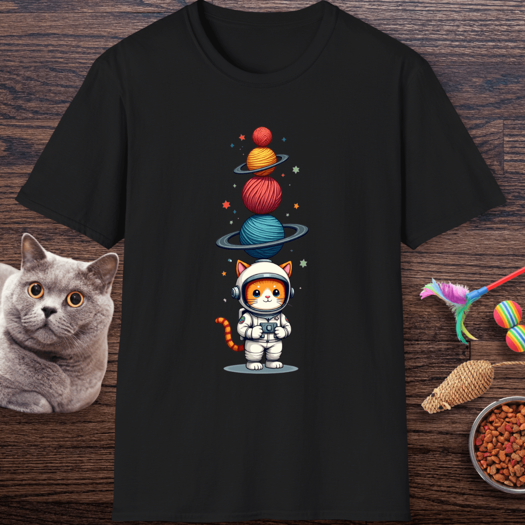Yarniverse Explorer Cat T-Shirt