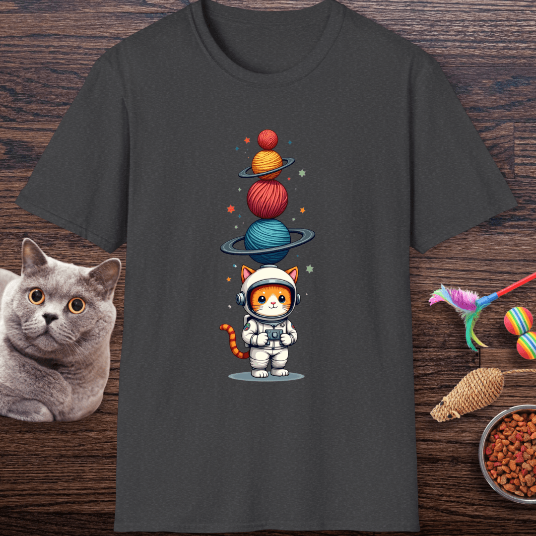 Yarniverse Explorer Cat T-Shirt