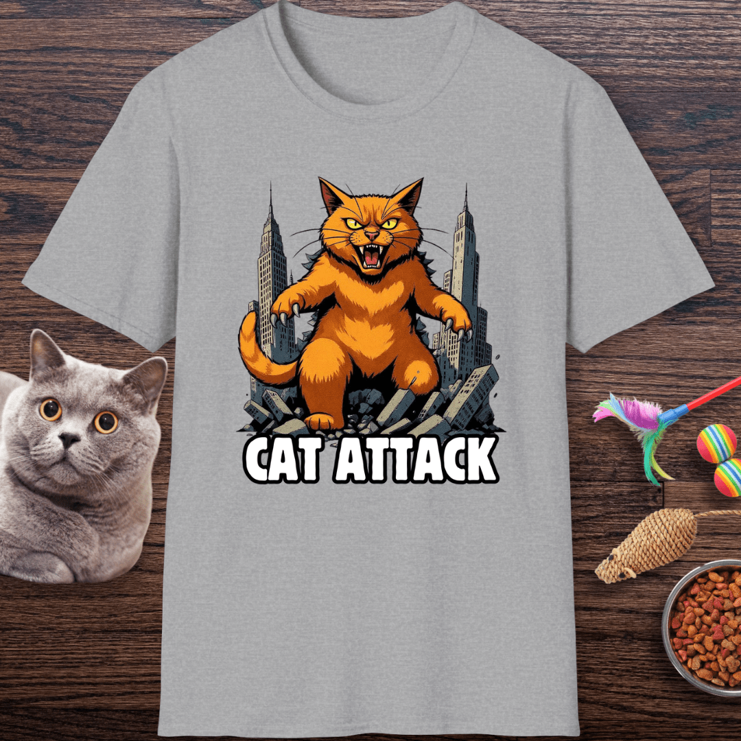 Cat Attack! City Tee