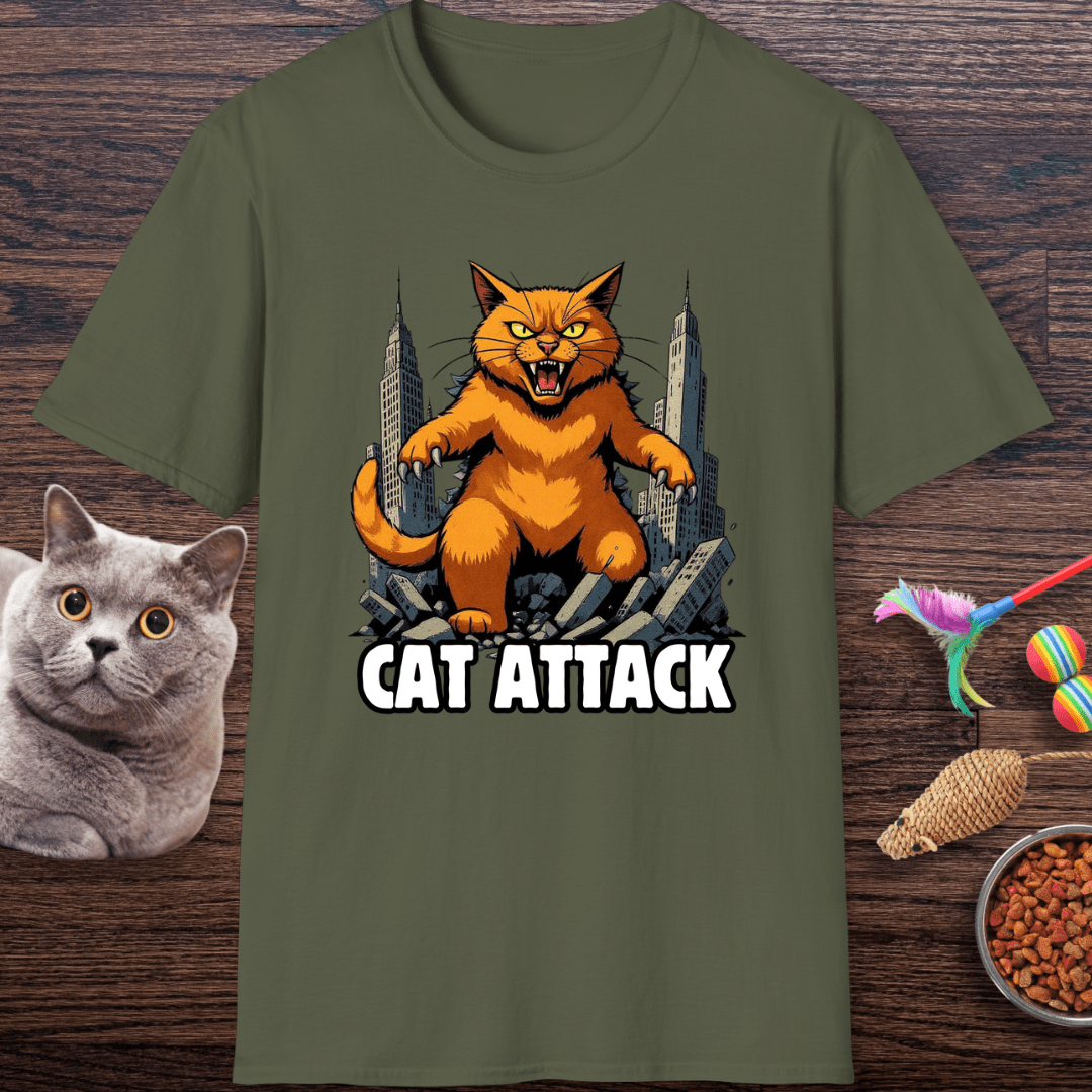 Cat Attack! City Tee
