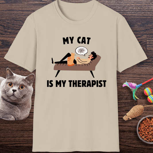 My Cat is My Therapist T-shirt