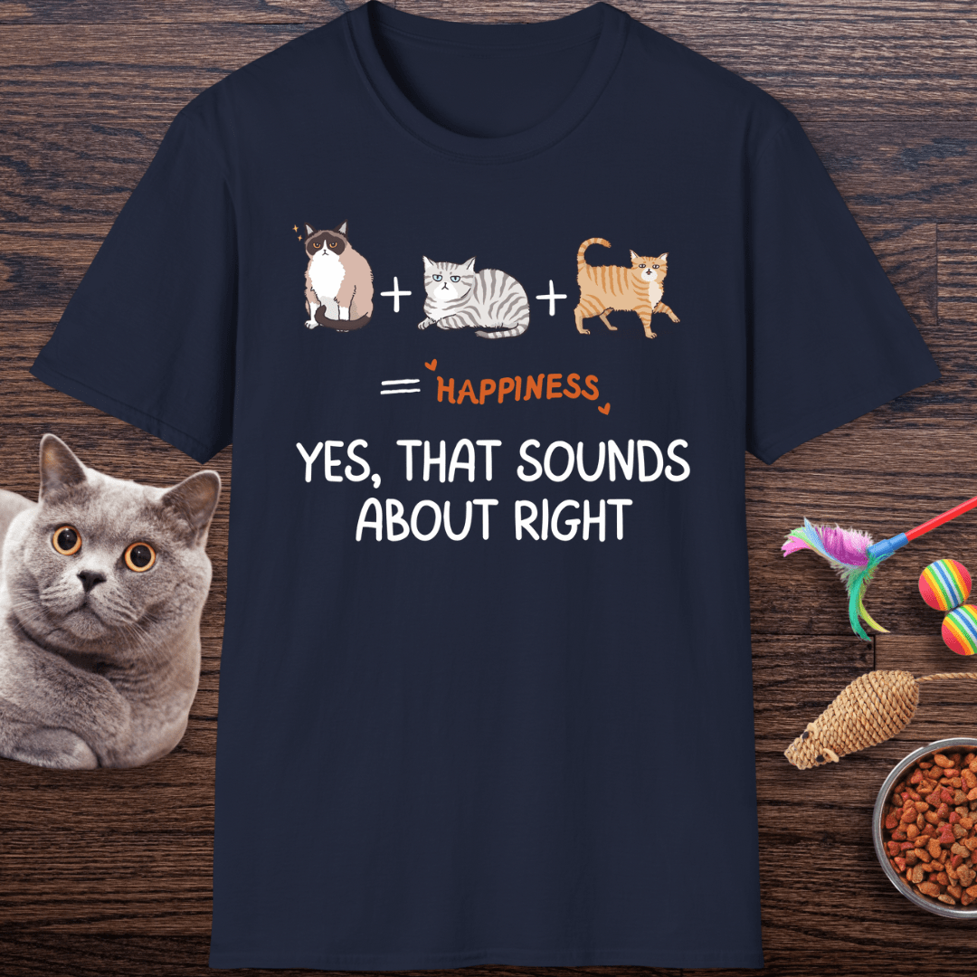 Cats are Happiness T-Shirt