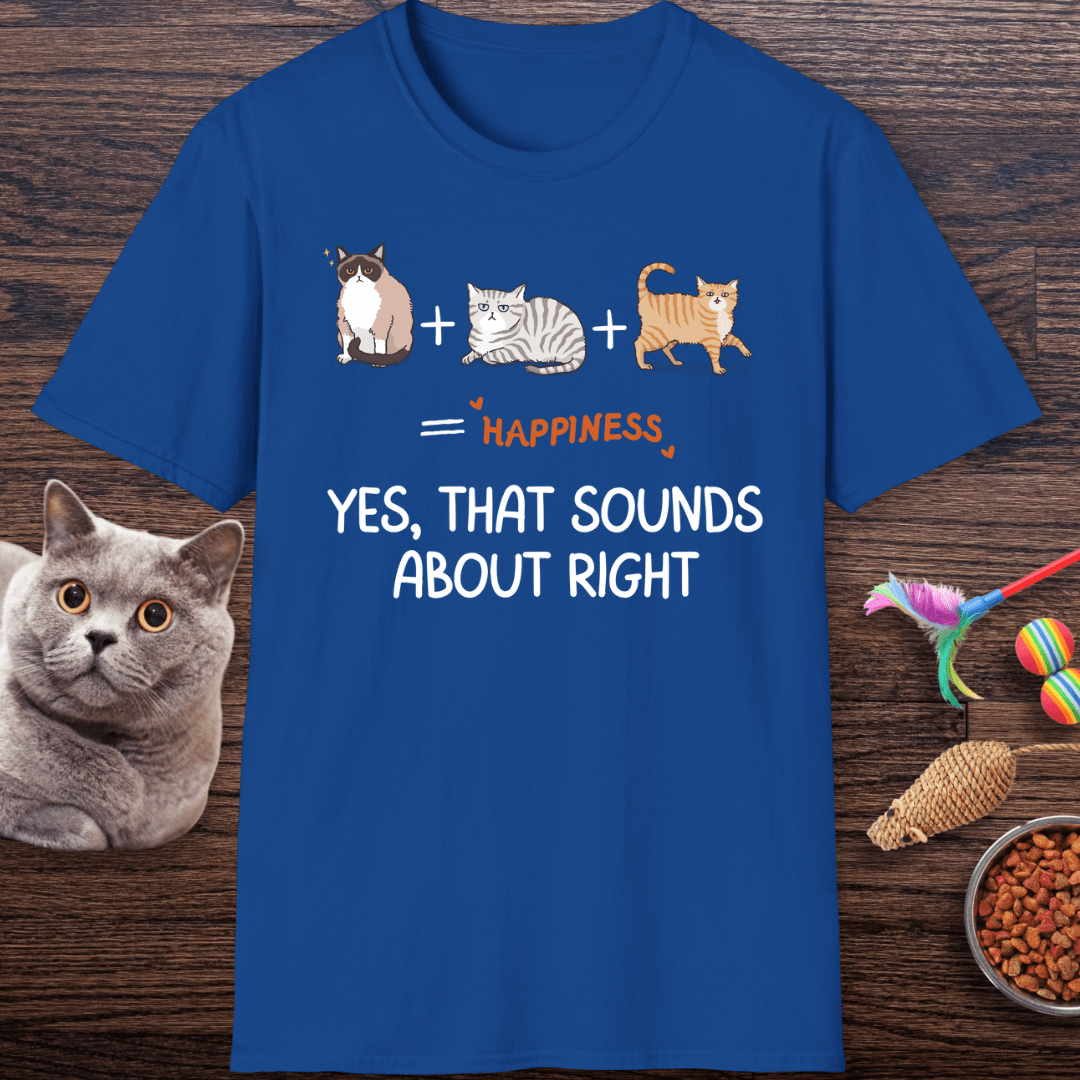 Cats are Happiness T-Shirt