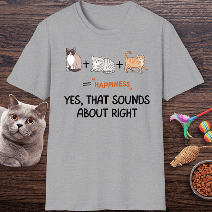 Cats are Happiness T-Shirt