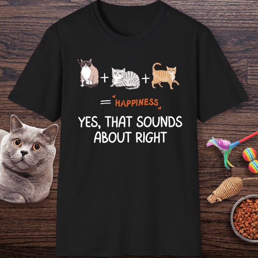 Cats are Happiness T-Shirt