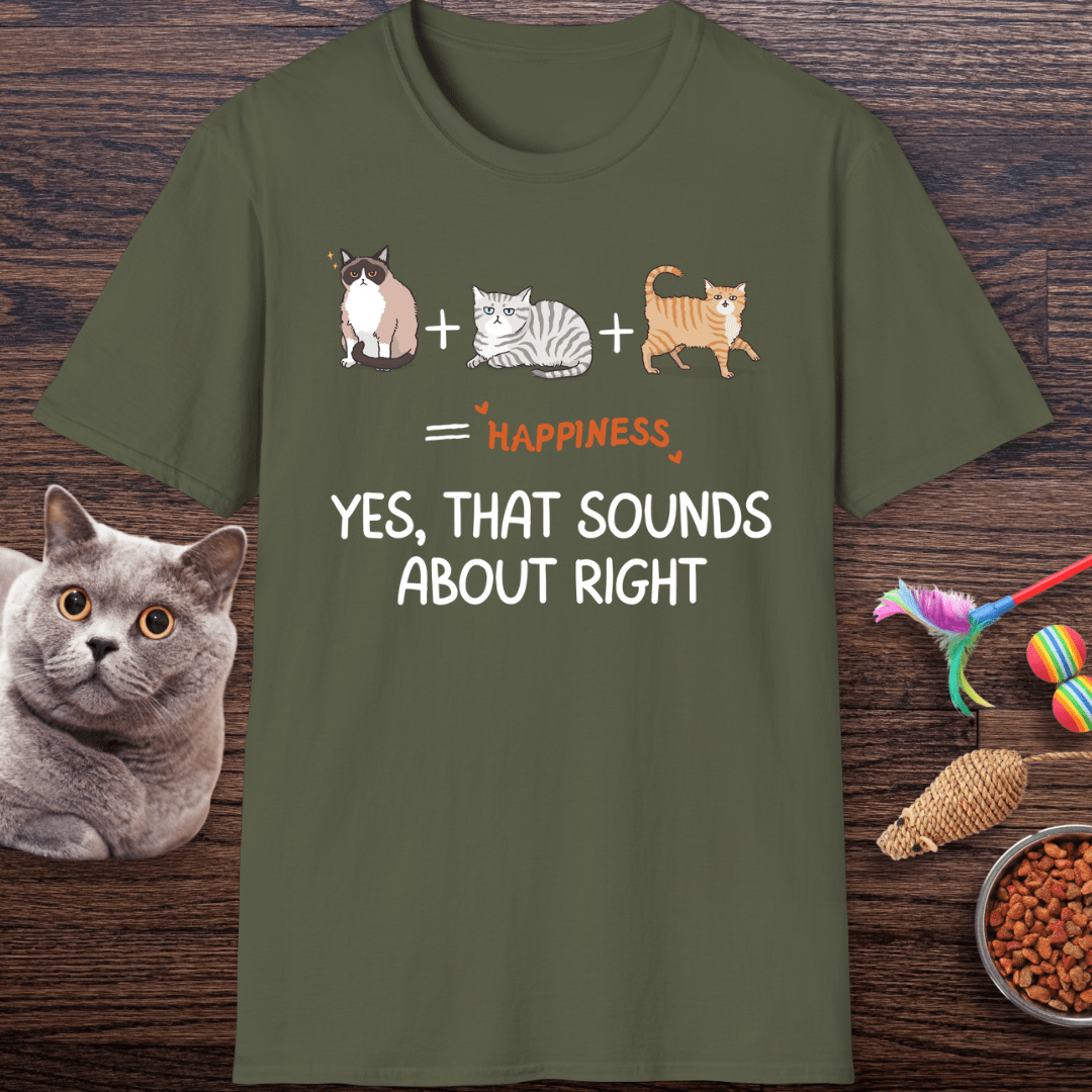 Cats are Happiness T-Shirt