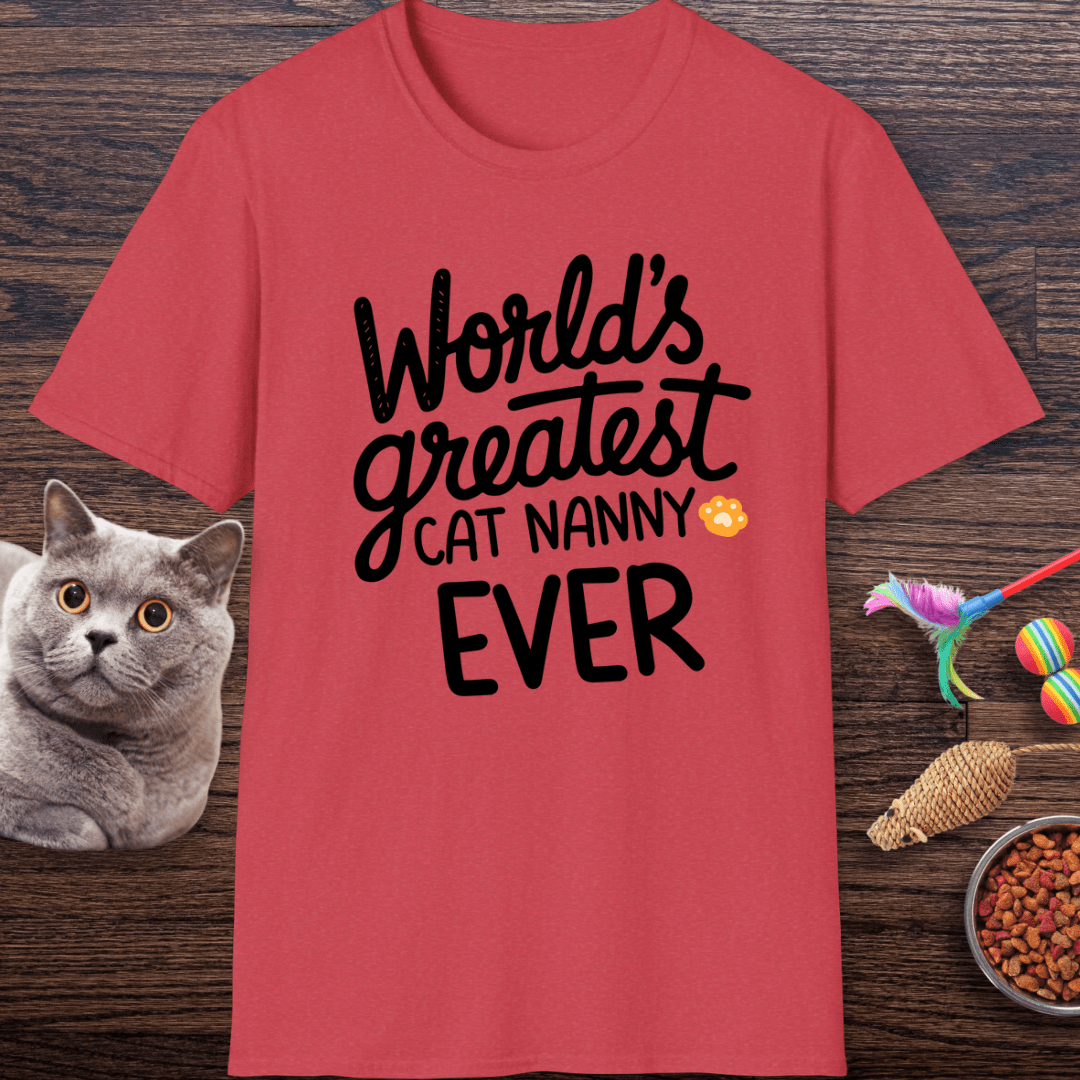World’s Greatest Cat Nanny Ever T-Shirt
