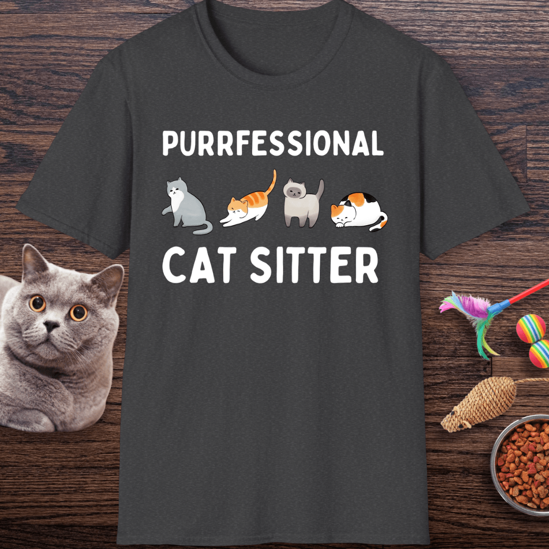 Purrfessional Cat Sitter T-Shirt