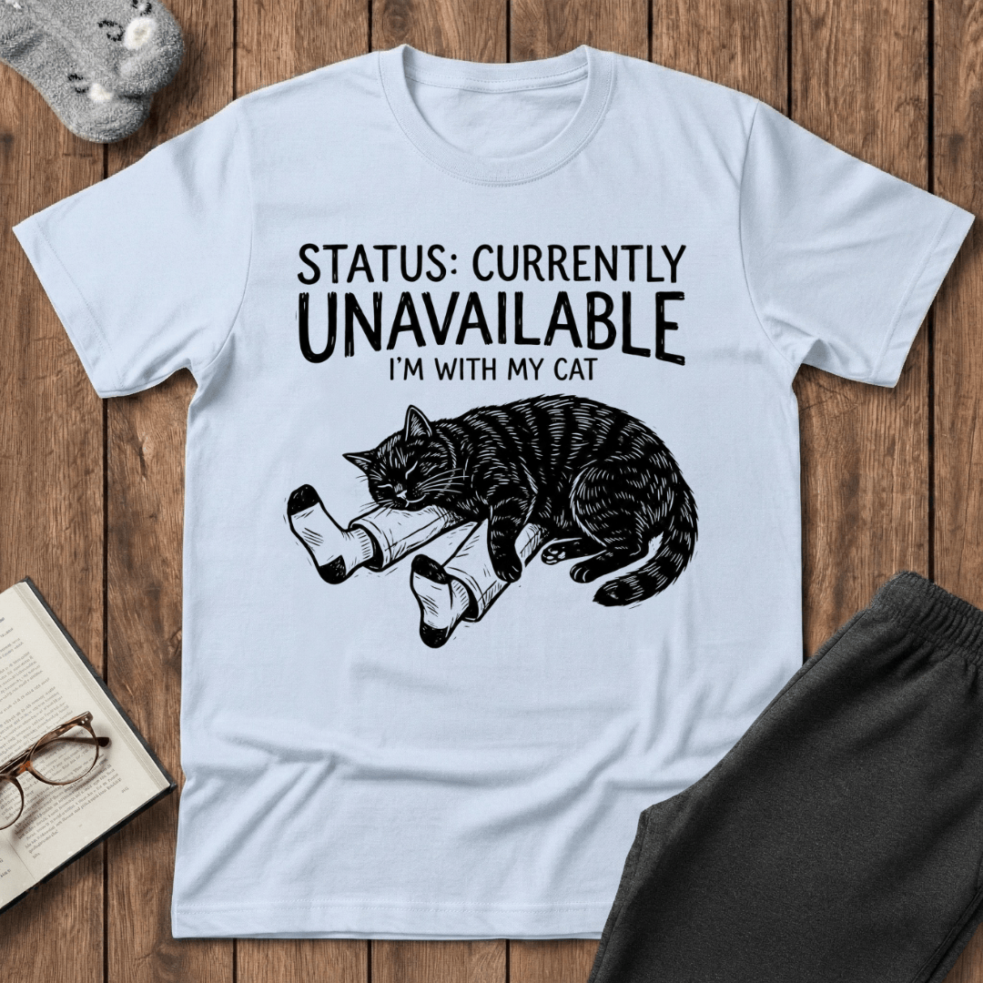 Currently Unavailable I’m With My Cat T-shirt