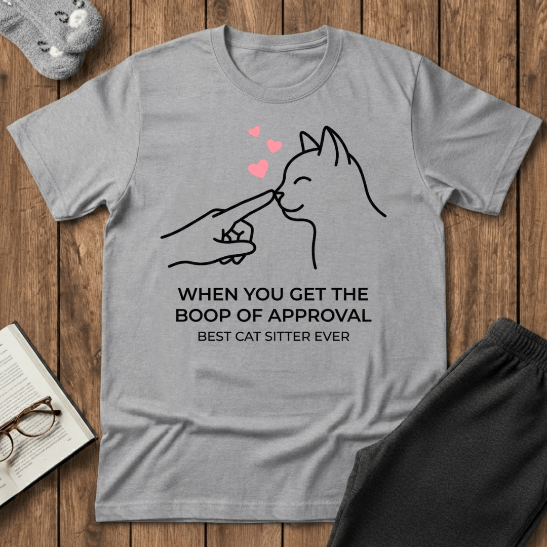 Boop of Approval Cat Sitter T-Shirt