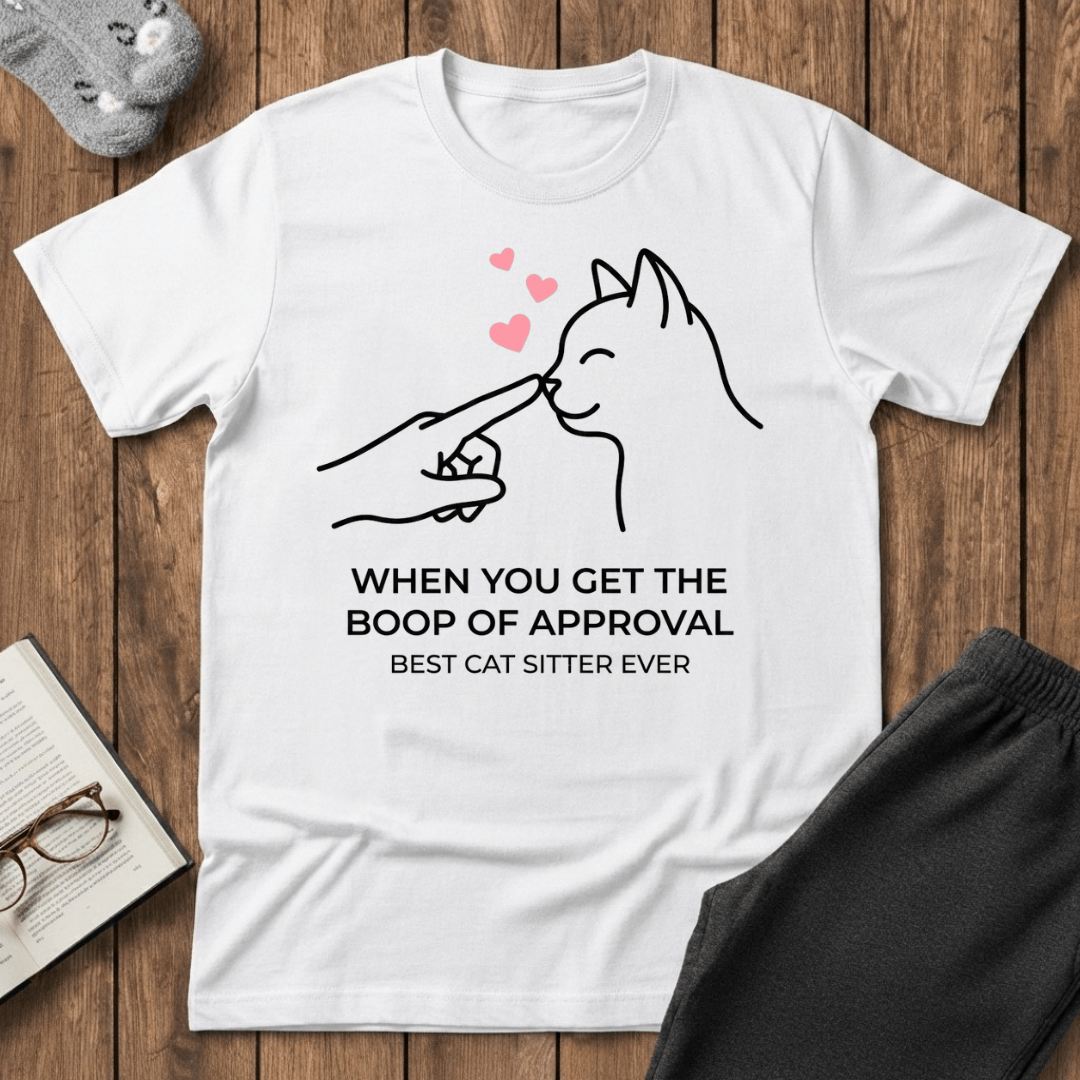 Boop of Approval Cat Sitter T-Shirt