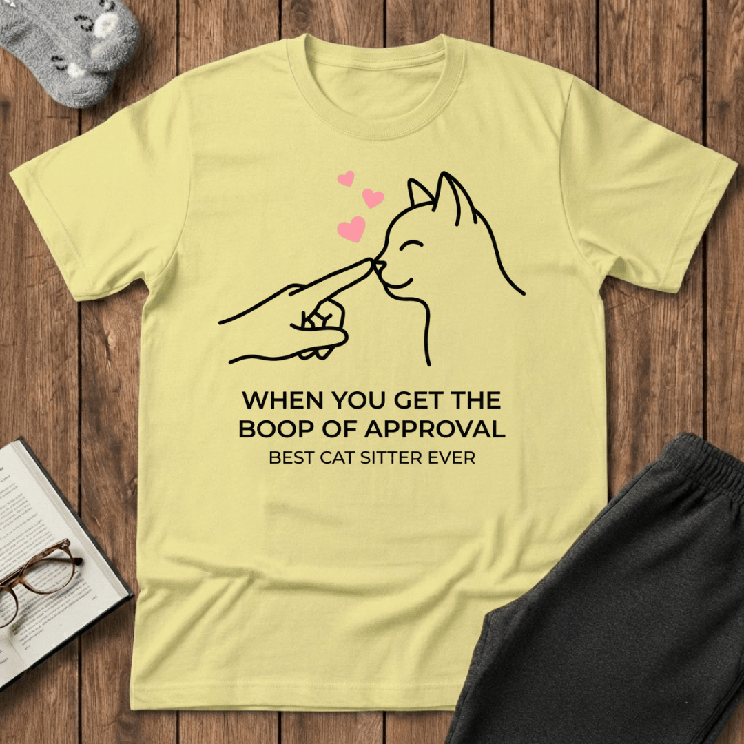 Boop of Approval Cat Sitter T-Shirt