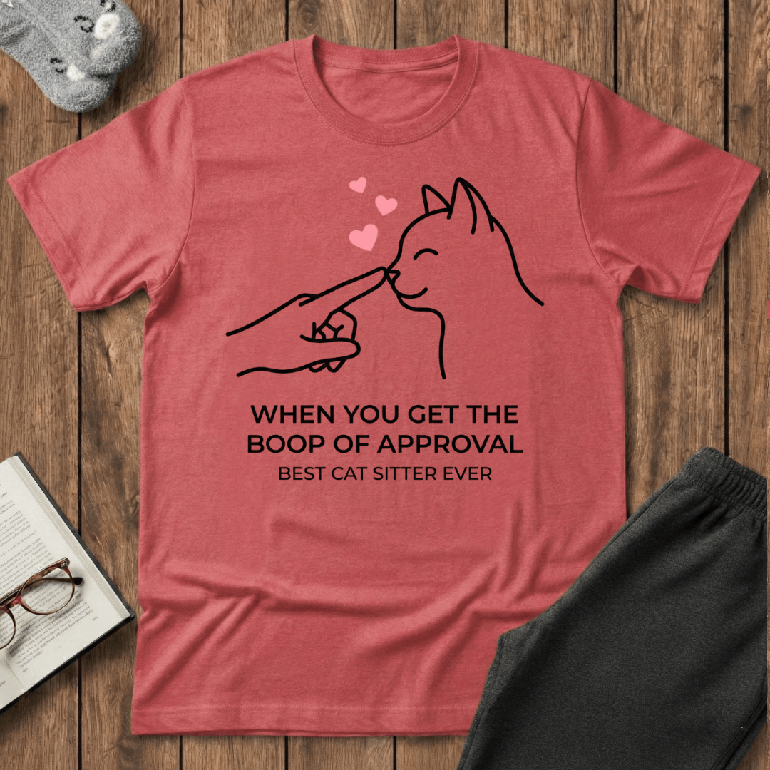 Boop of Approval Cat Sitter T-Shirt
