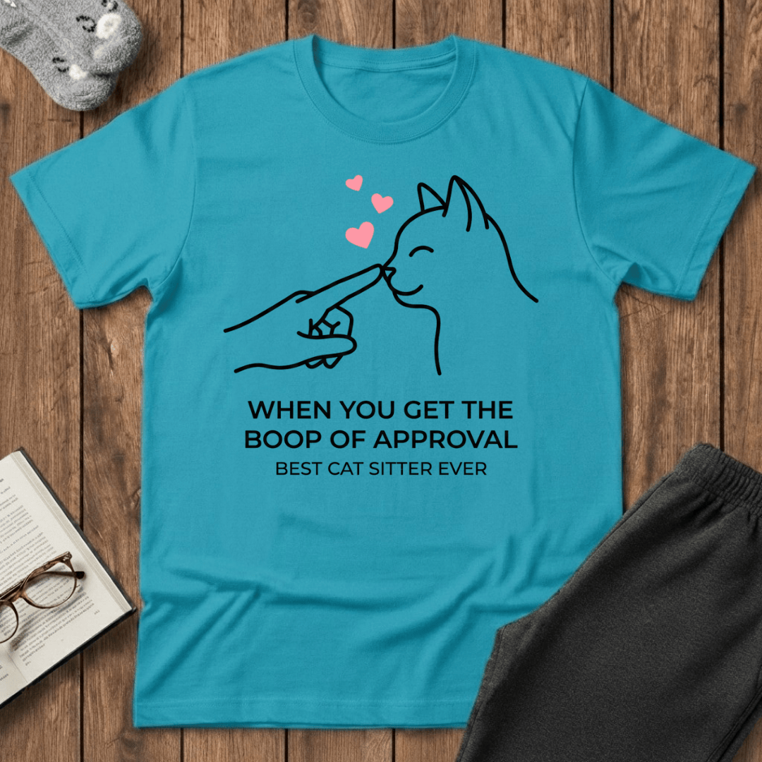 Boop of Approval Cat Sitter T-Shirt